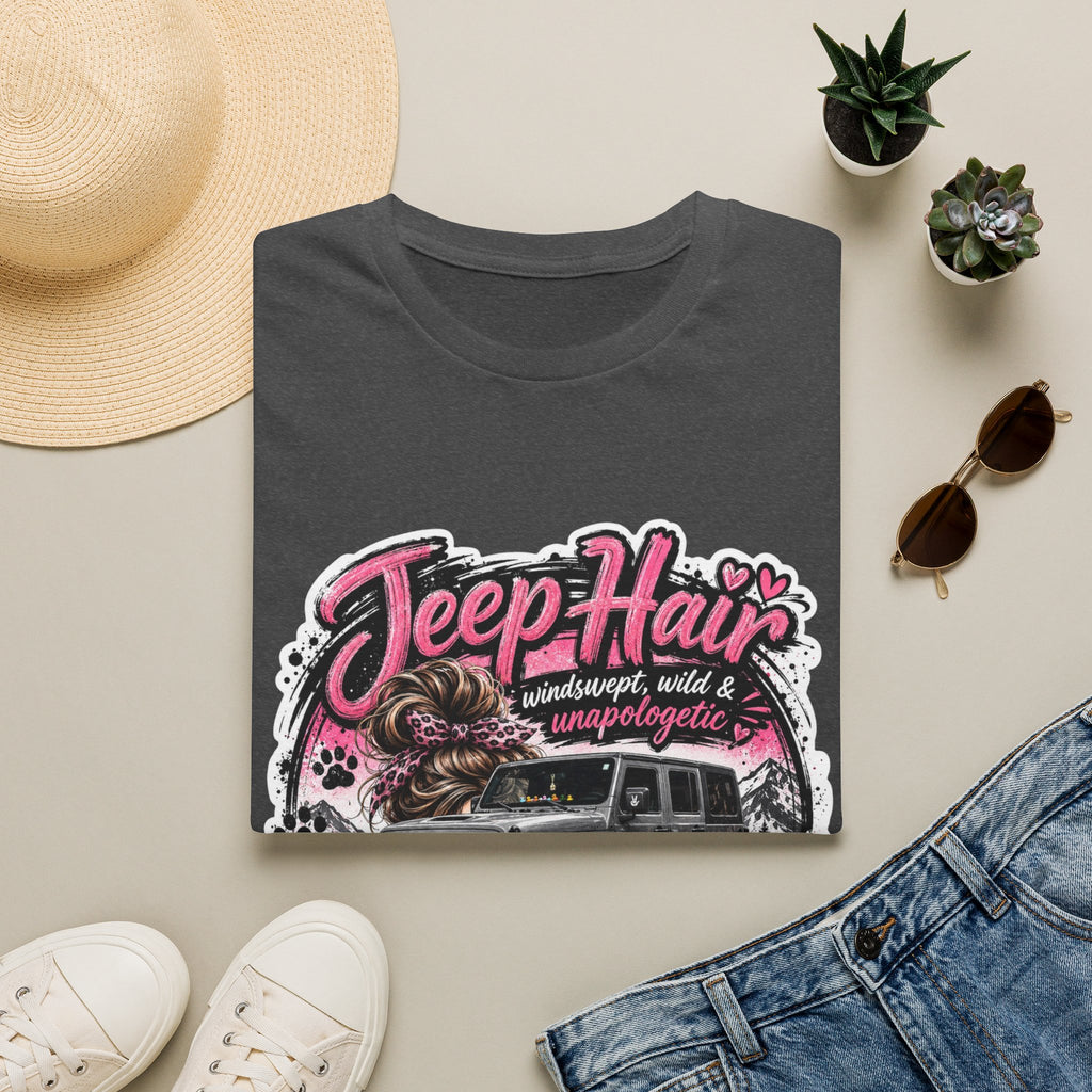 Jeep Hair Don't Care (Pink) Unisex Softstyle T-Shirt