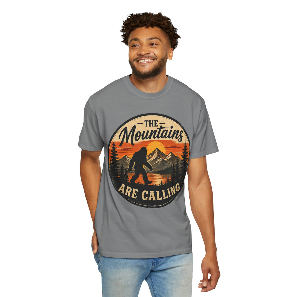 The Mountains Are Calling T‑Shirt — Outdoor Adventure Graphic Tee