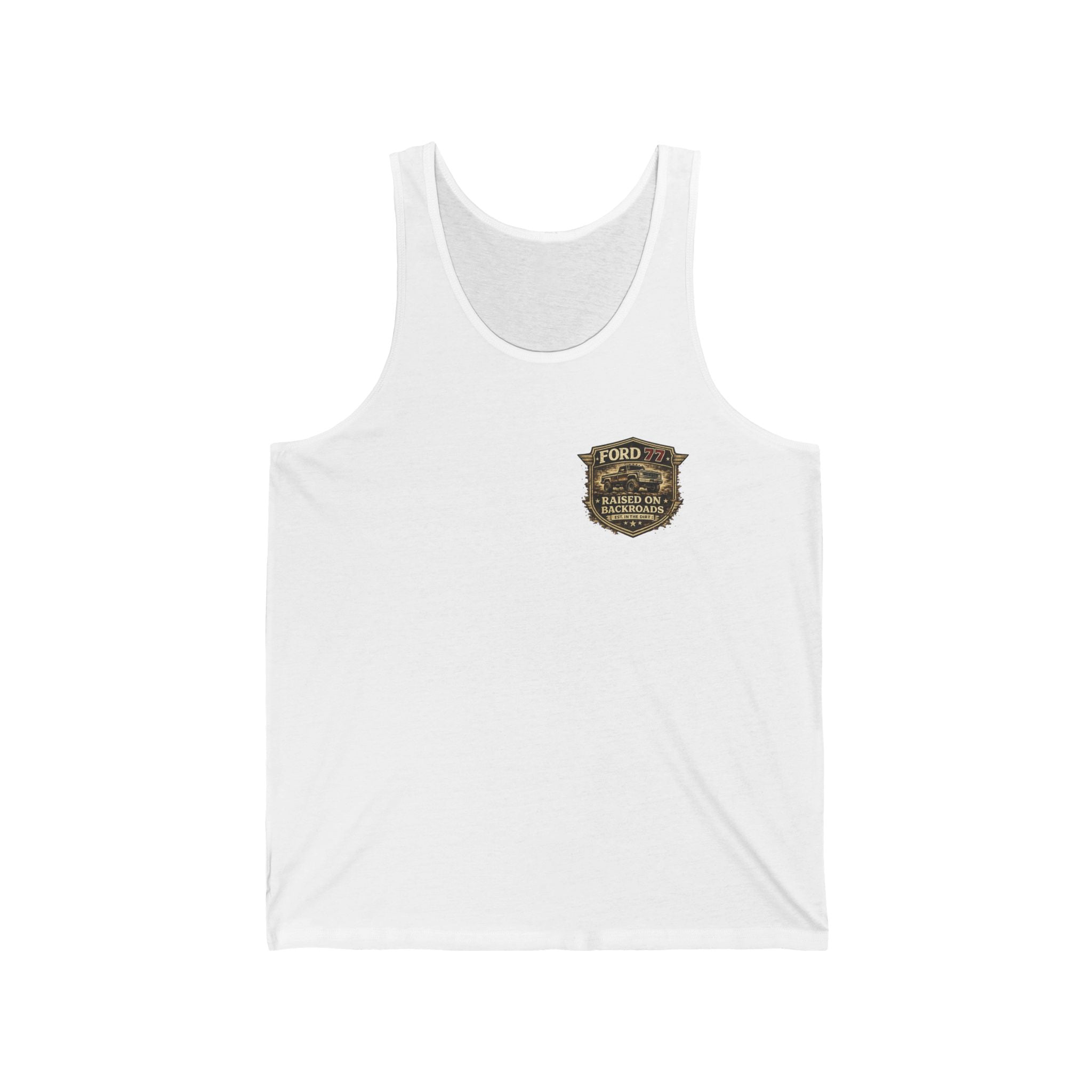 Ford 77 Vintage Truck Tank Top — Retro Pickup Truck Graphic Vest