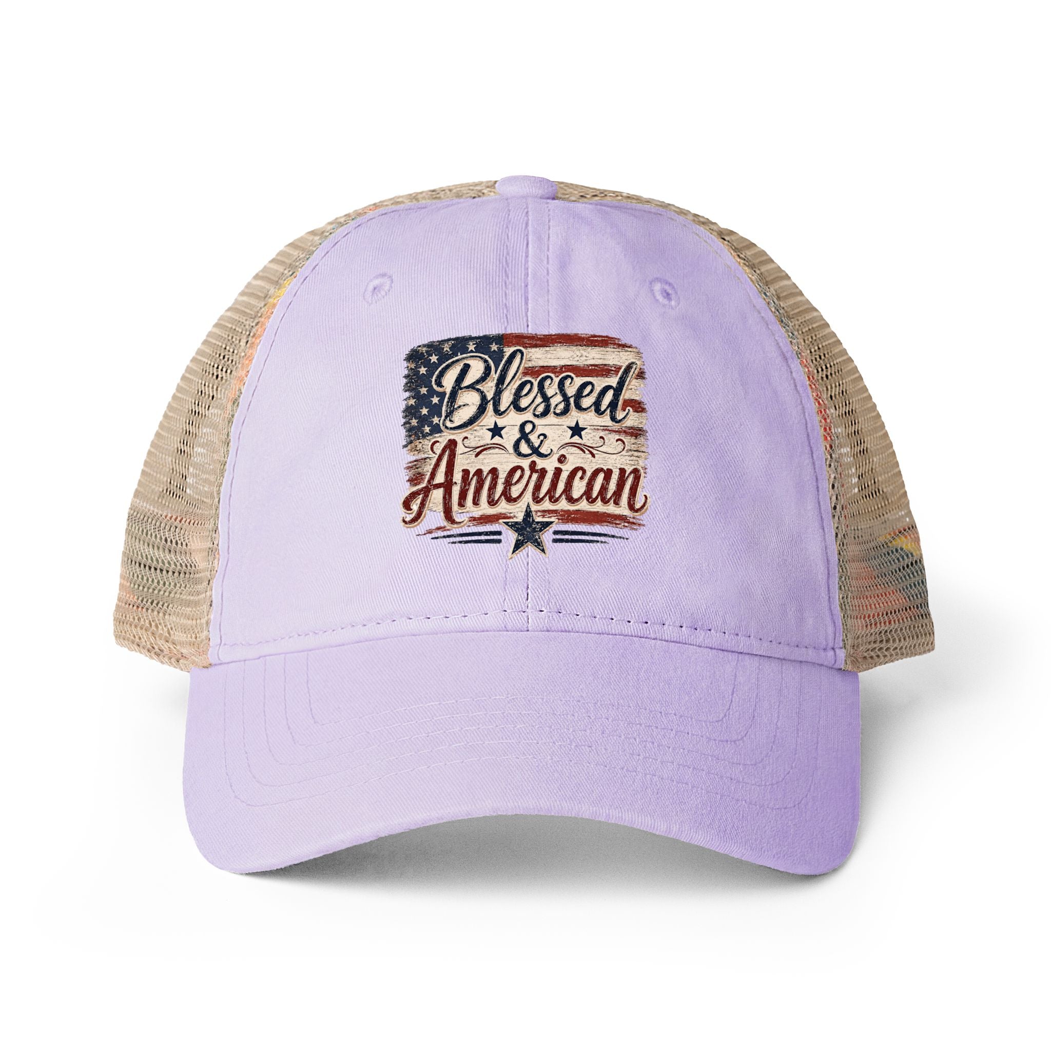 Women's Washed Mesh-Back Cap