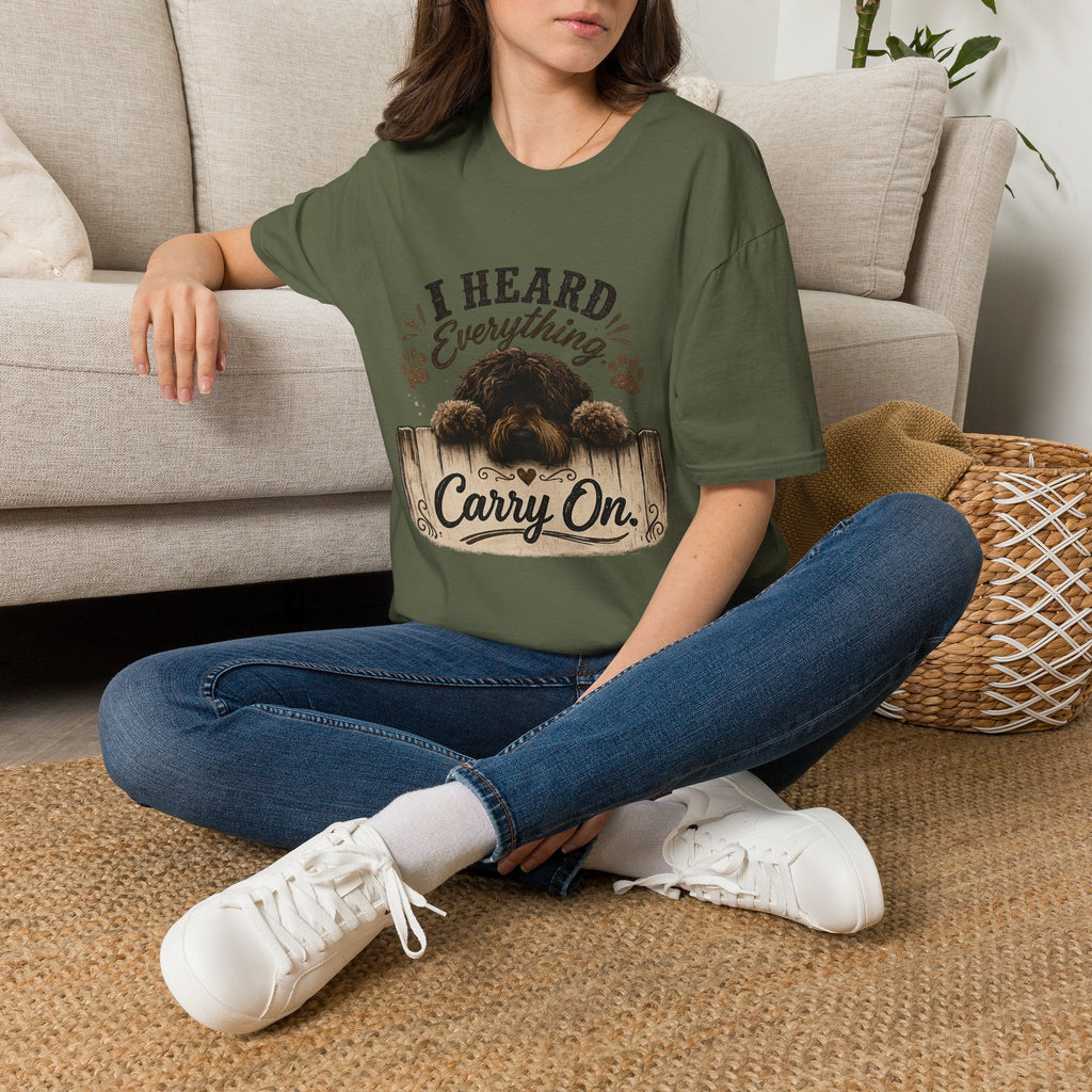 'I Heard Everything Carry On' - Unisex Softstyle T-Shirt