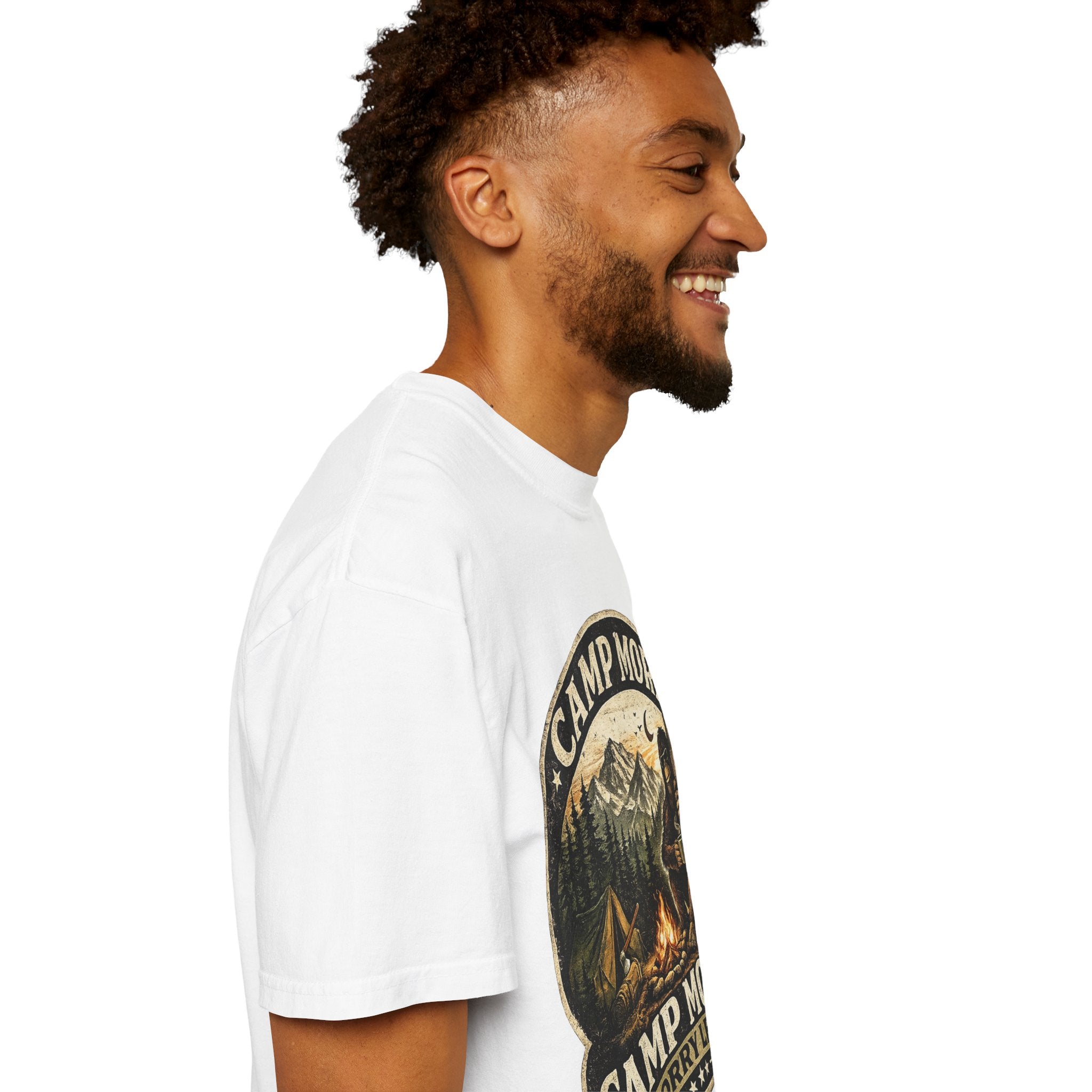 Camp More Worry Less Bigfoot T-shirt