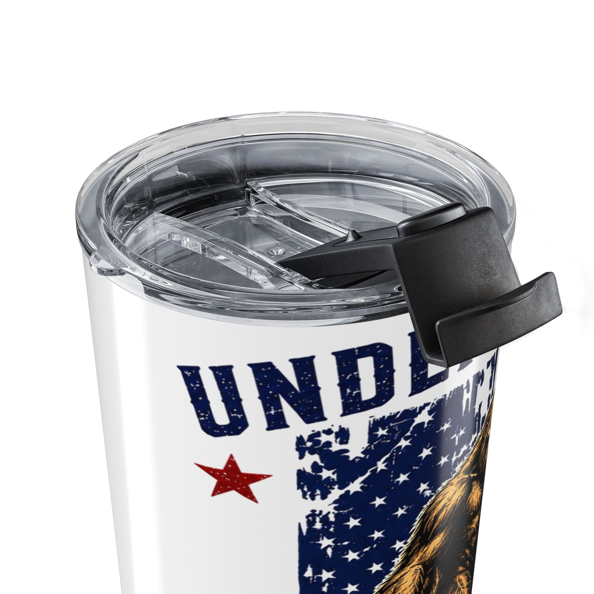 Undefeated Hide and Seek Champion 4th of July Bigfoot Tumbler 20oz