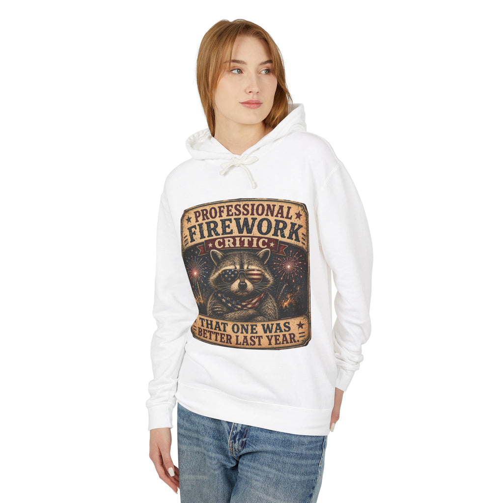 Firework Critic Hoodie — "Professional Firework Critic: That One Was Better Last Year"