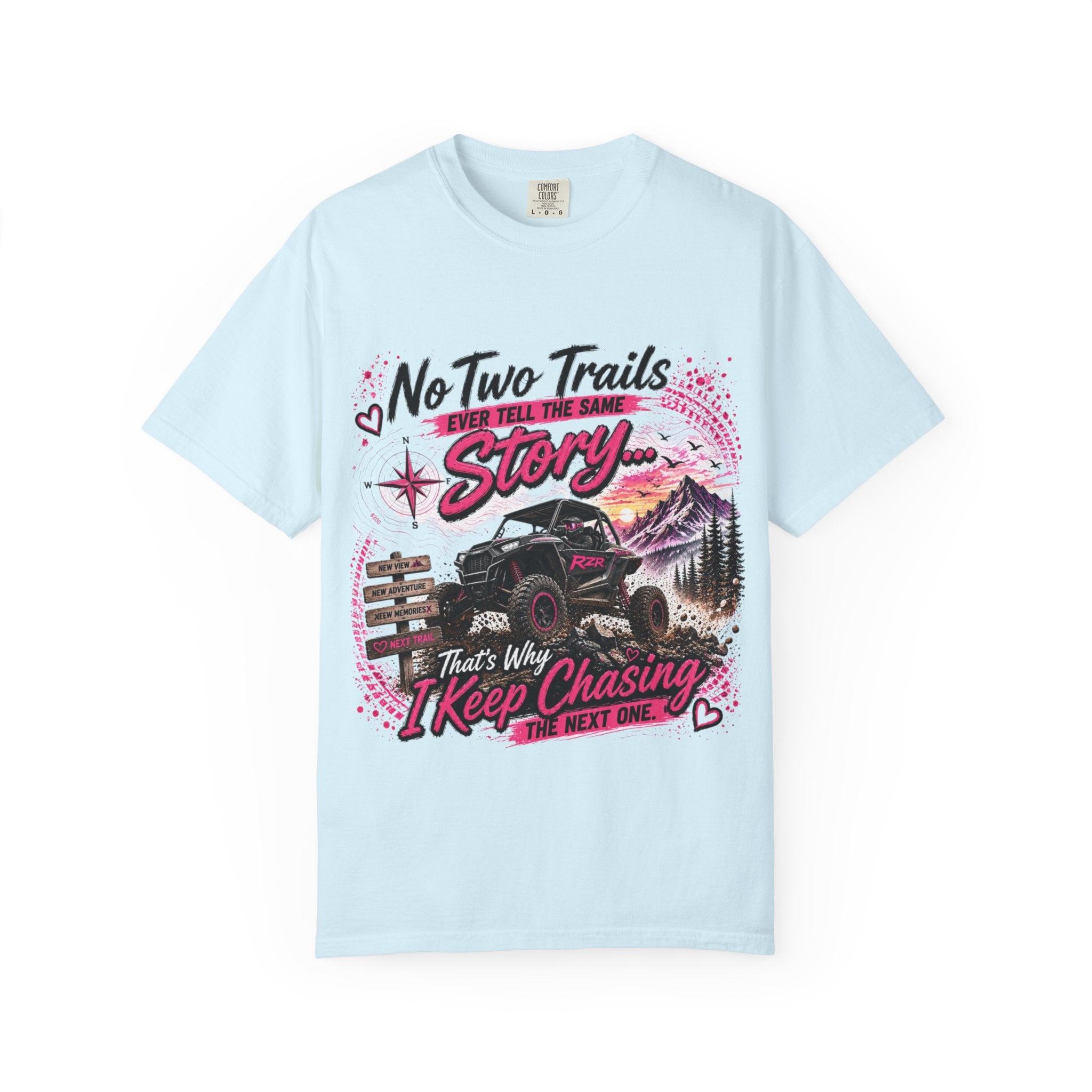 Off-Road Truck T-Shirt — "No Two Trails Ever Tell the Same Story" Adventure Tee