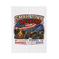 Small Town Weekend Velveteen Plush Blanket