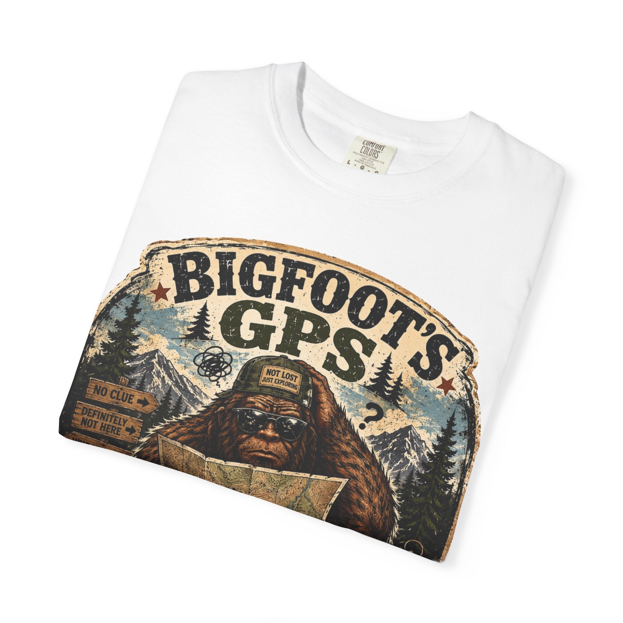 Bigfoot’s GPS Recalculating T-shirt