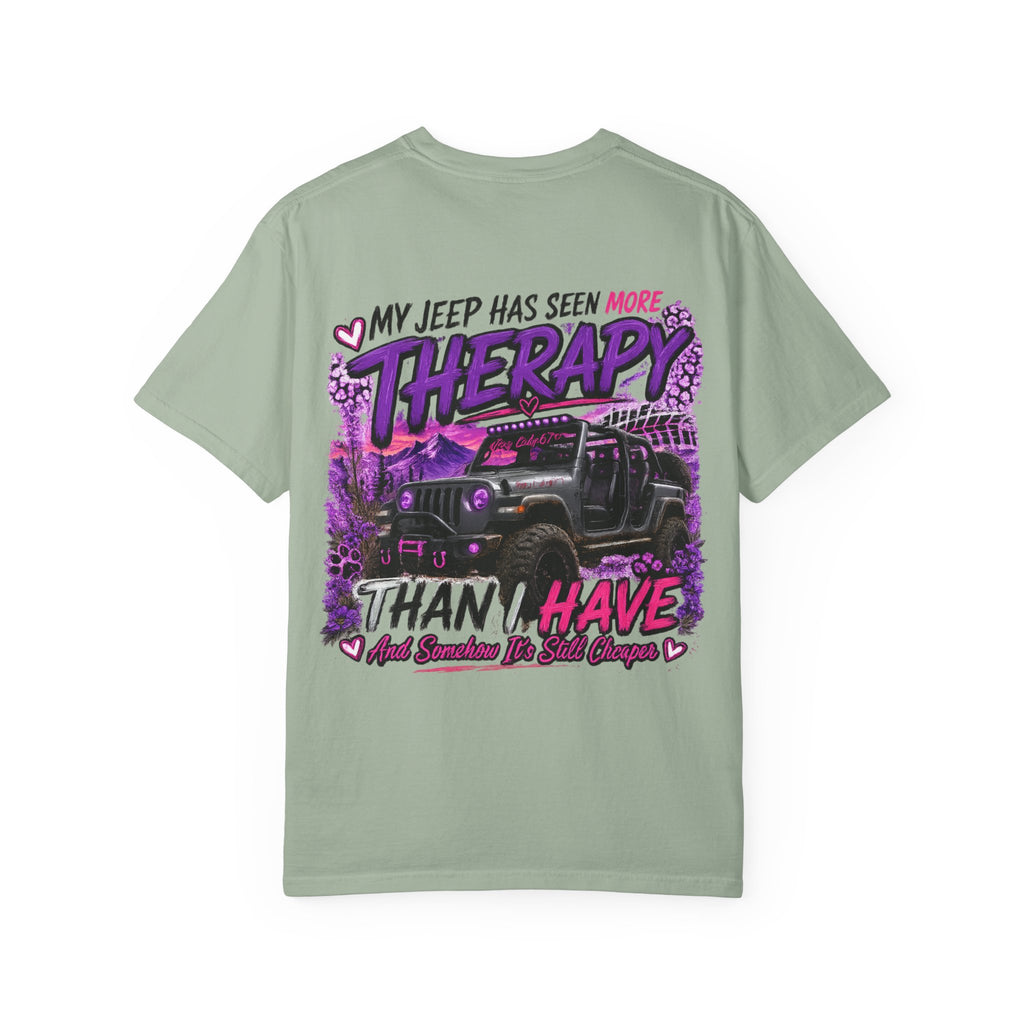 Jeep Therapy T‑Shirt — My Jeep Has Seen More Therapy Than I Have Graphic Tee
