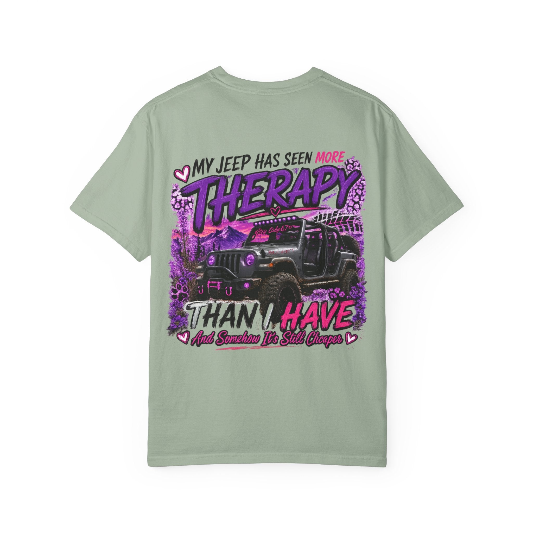 Jeep Therapy T‑Shirt — My Jeep Has Seen More Therapy Than I Have Graphic Tee