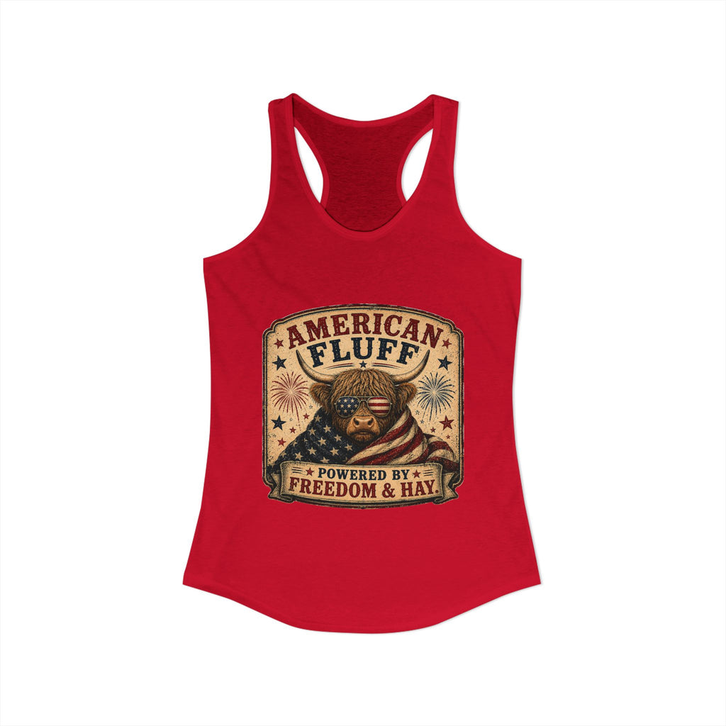 American Fluff Women's Ideal Racerback Tank