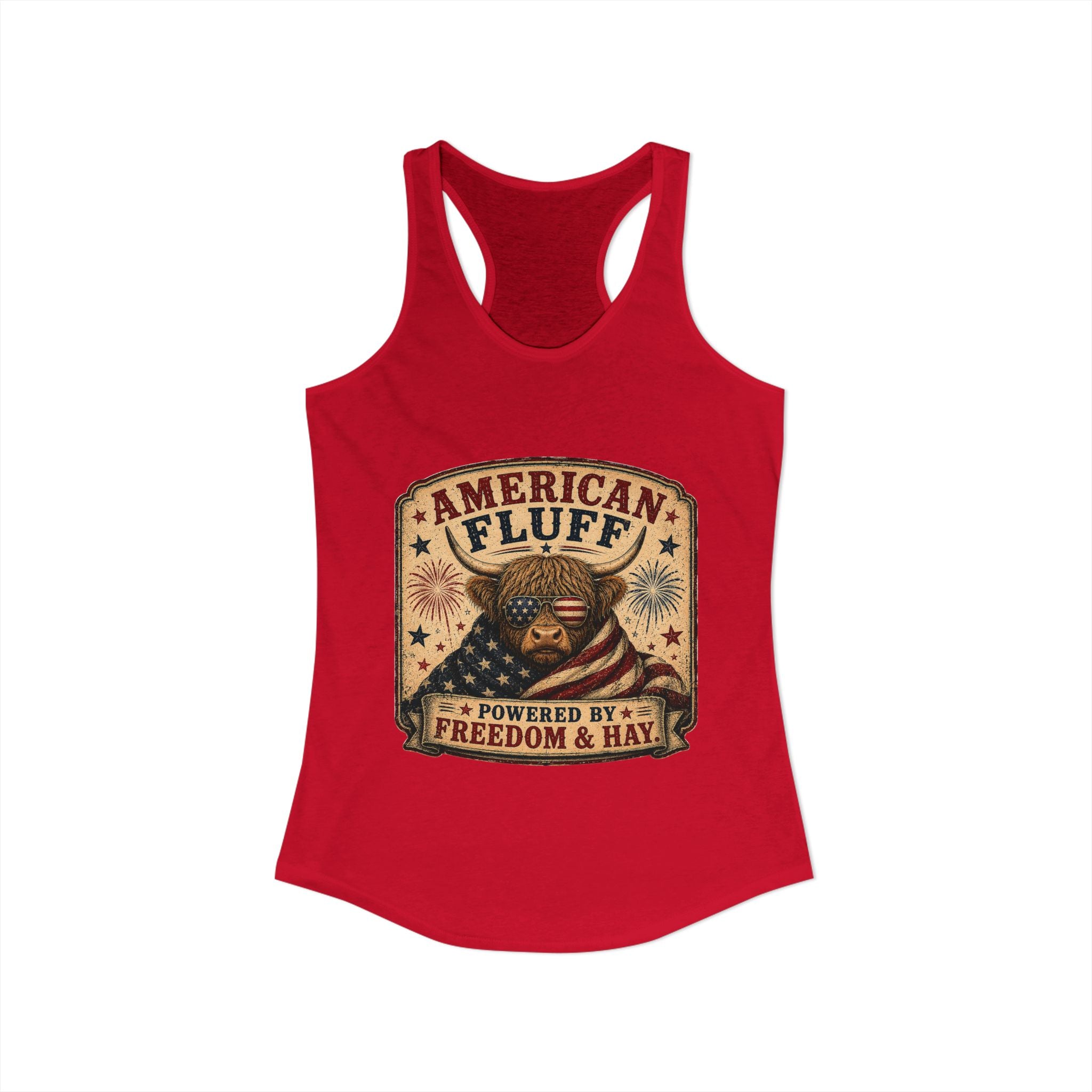 American Fluff Women's Ideal Racerback Tank