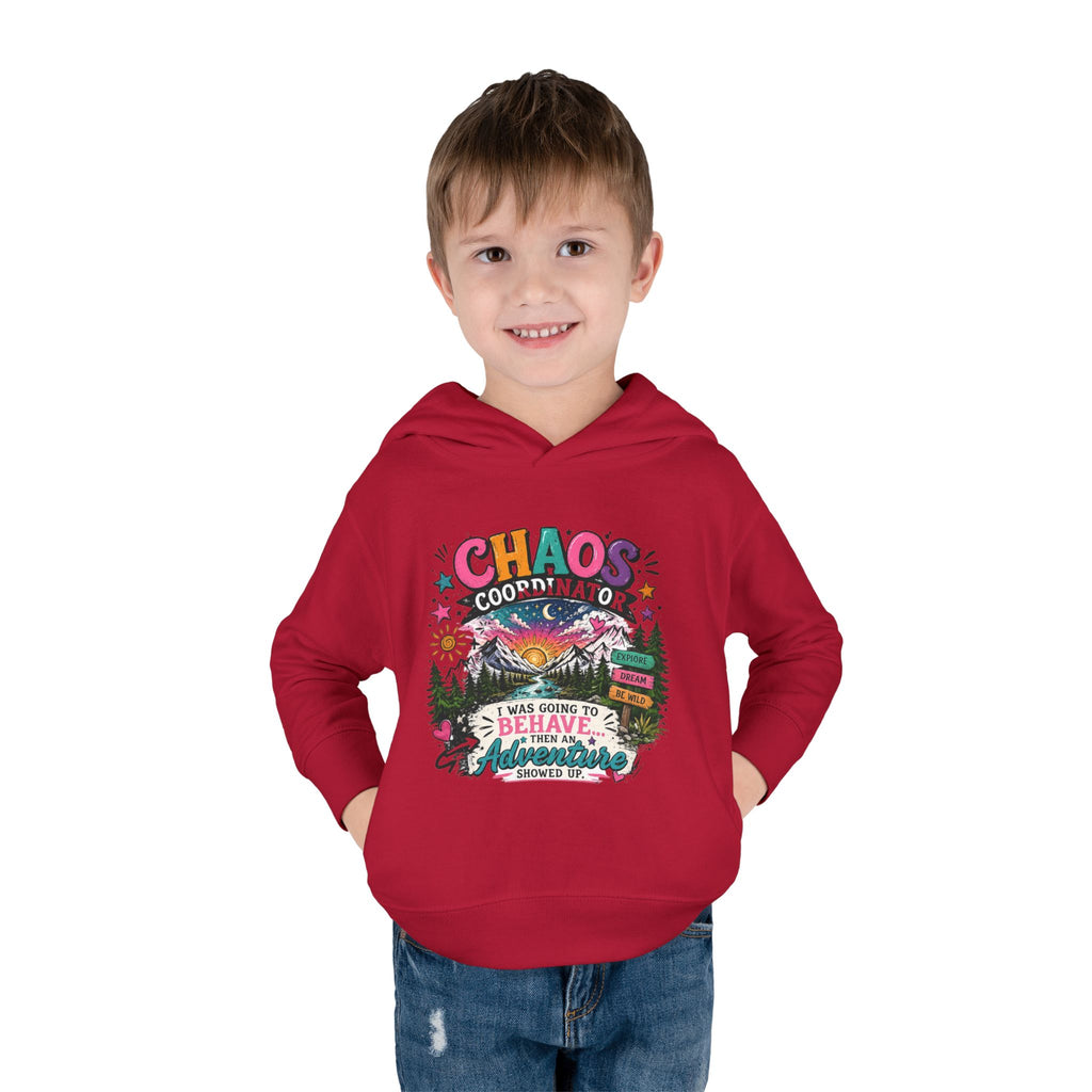Chaos Coordinator Toddler Pullover Fleece Hoodie