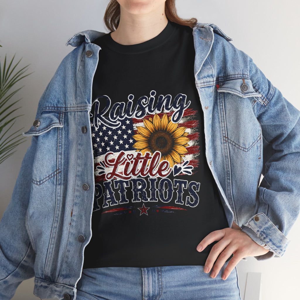 Raising Little Patriots 4th of July Tee — Patriotic Independence Day Tee
