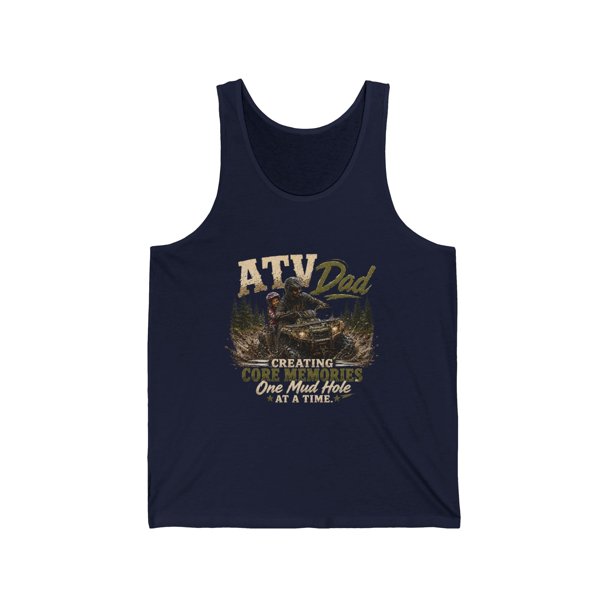 "Creating Core Memories One Trail at a Time" Graphic Tank – ATV Dad Tank Top