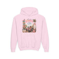 "Hello Good Ol' Summer Vibe" Beach Jeep Design – Youth Summer Vibes Hoodie