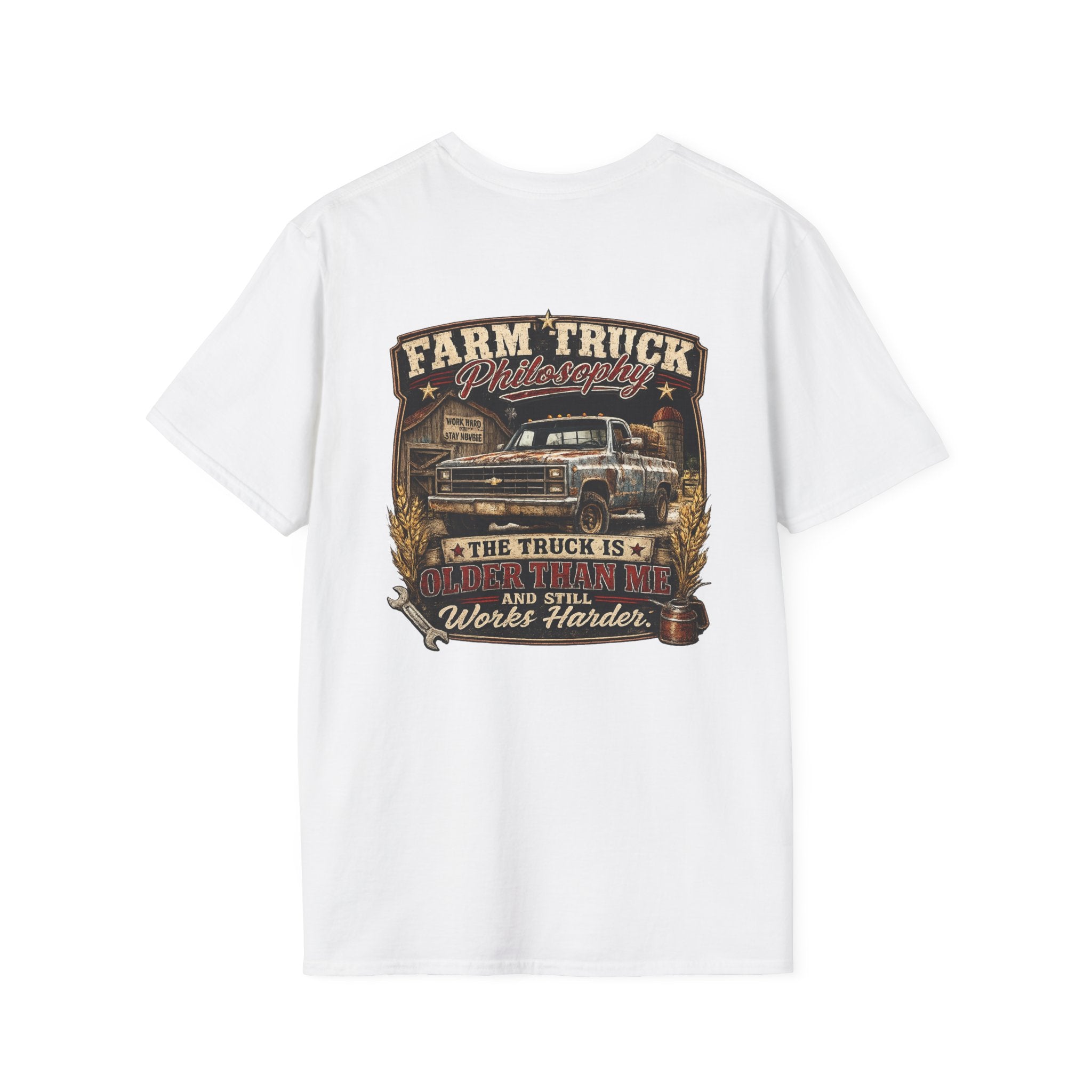 Farm Truck - Chevrolet K30 Vintage Badge T-Shirt