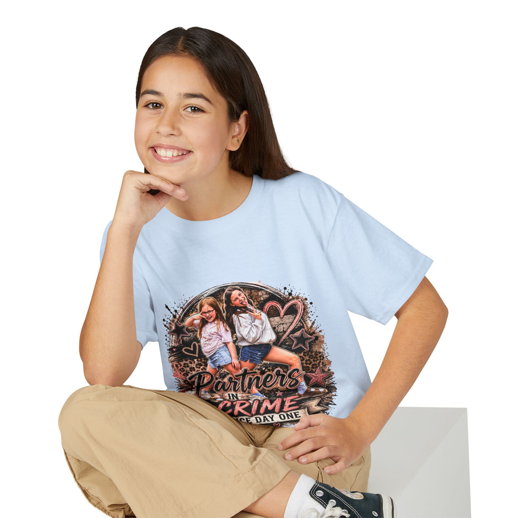 "Partners in Crime Since Day One" Best Friend Tee – Youth T-Shirt