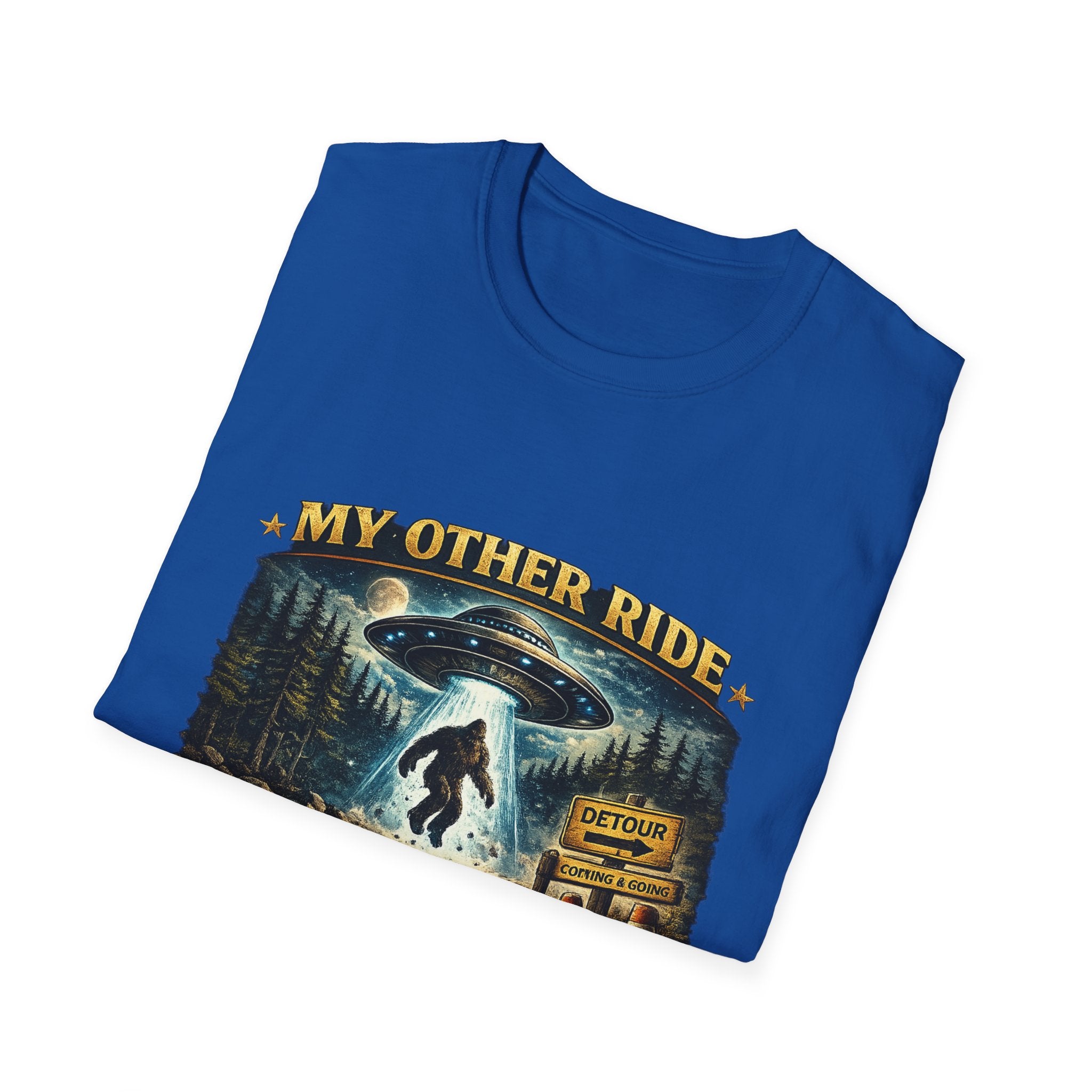 UFO Tee — "My Other Ride is Unconfirmed" Alien Abduction T-Shirt