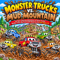 Monster Trucks Vs Mud Mountain Coloring Book (Ages 3 to 5)