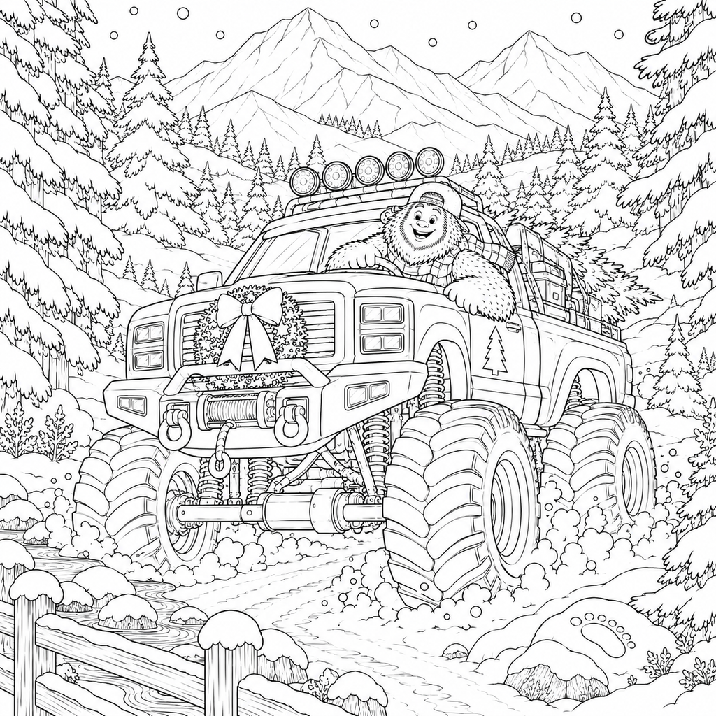 Bigfoot's Christmas Garage (Ages 8 to 14)