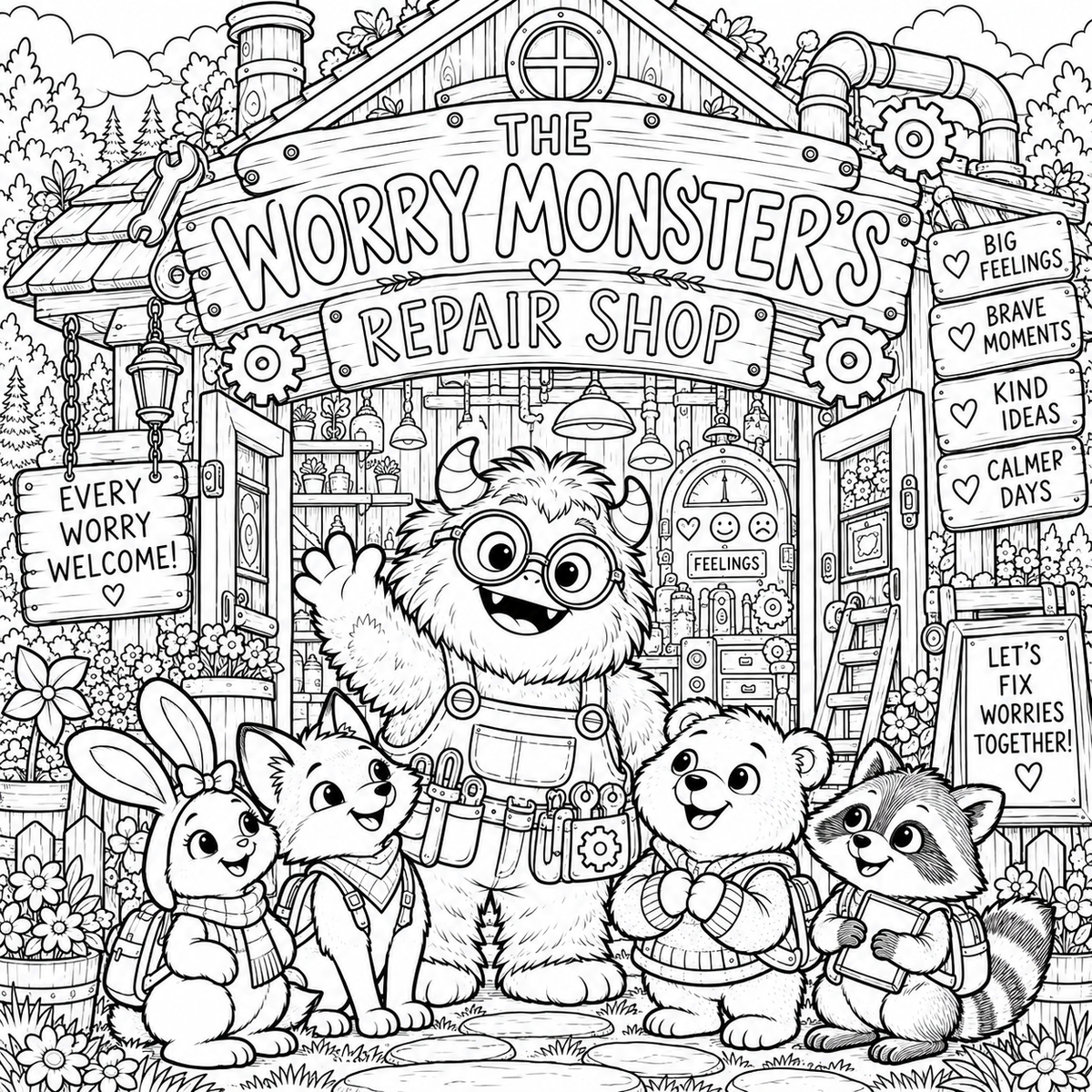The Worry Monster's Repair Shop (Ages 6 to 10)