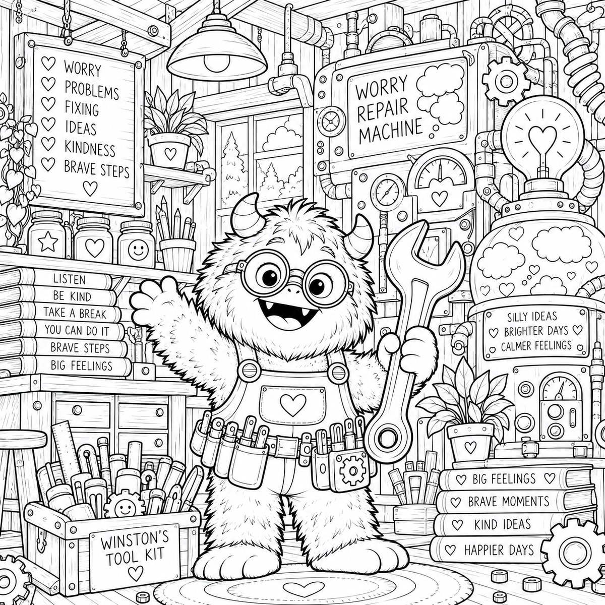 The Worry Monster's Repair Shop (Ages 6 to 10)